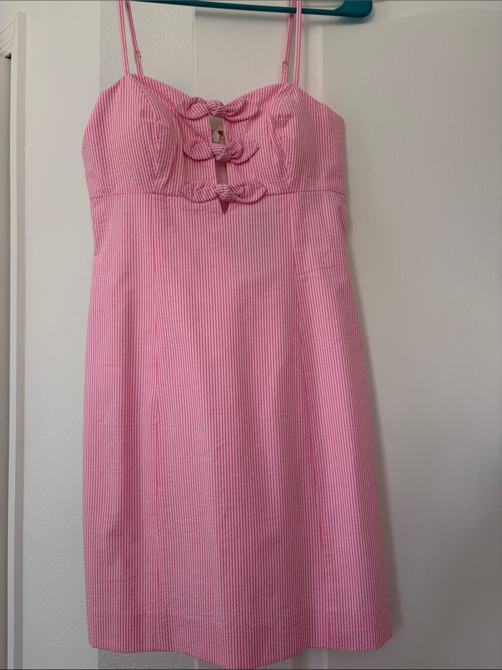Lilly Pulitzer Petra dress in seesucker stripe